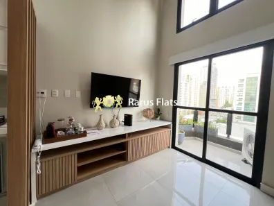 Flat com 1 Quarto para alugar, 52m² no Moema, São Paulo