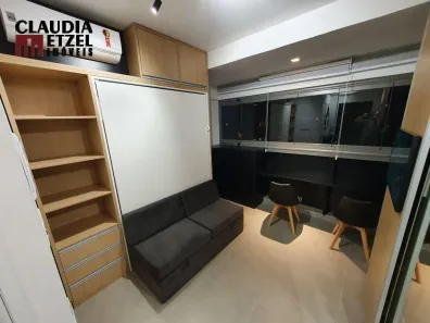 Apartamento com 1 Quarto para alugar, 19m² no Pinheiros, São Paulo