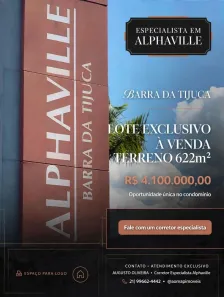 Lote/Terreno à venda, 622m² no Barra da Tijuca, Rio de Janeiro