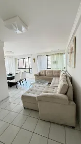 Apartamento com 3 Quartos para alugar, 114m² no Cabo Branco, João Pessoa