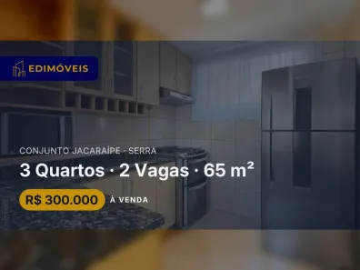 Apartamento com 3 Quartos à venda, 65m² no Conjunto Jacaraípe, Serra