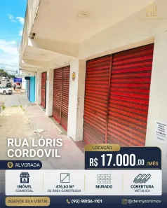 Ponto Comercial para alugar, 476m² no Alvorada, Manaus