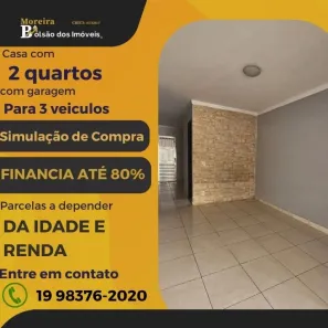 Casa com 2 Quartos à venda, 70m² no Jardim Shangai, Campinas