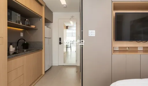 Apartamento com 1 Quarto para alugar, 24m² no Bela Vista, São Paulo