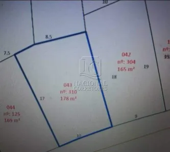 Lote/Terreno à venda, 163m² no Vila Palmares, Santo André