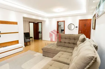 Apartamento com 4 Quartos à venda, 184m² no Gonzaga, Santos