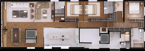 Apartamento com 3 Quartos à venda, 239m² no Jardim Paulista, São Paulo