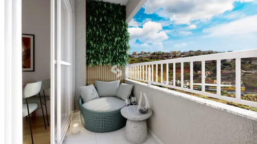 Apartamento com 2 Quartos à venda, 45m² no Aeroporto, Juiz de Fora