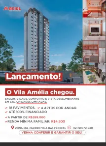 Apartamento com 2 Quartos à venda, 45m² no Vila das Flores, São José dos Campos