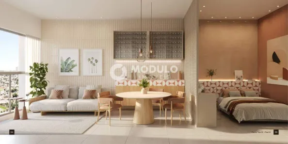 Flat com 1 Quarto à venda, 43m² no Distrito Industrial, Uberlândia