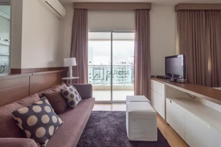 Apartamento com 1 Quarto para alugar, 55m² no Cerqueira César, São Paulo