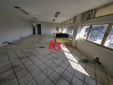 Sala Comercial para alugar, 110m² no Centro, Santos