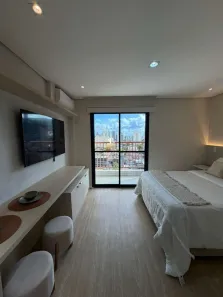 Apartamento com 1 Quarto para alugar, 26m² no Jardim das Acácias, São Paulo
