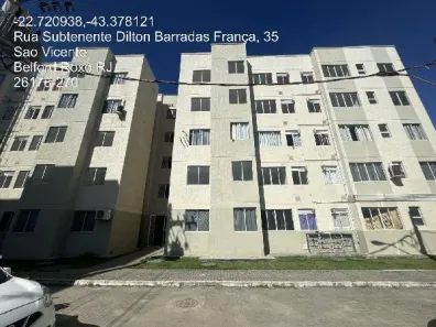 Apartamento com 2 Quartos à venda, 41m² no São Vicente, Belford Roxo