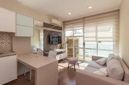 Apartamento com 1 Quarto para alugar, 50m² no Indianópolis, São Paulo
