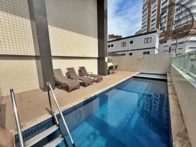 Apartamento com 2 Quartos para alugar, 88m² no Guilhermina, Praia Grande