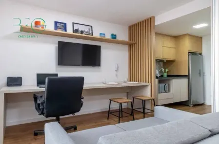 Apartamento com 1 Quarto para alugar, 27m² no República, São Paulo