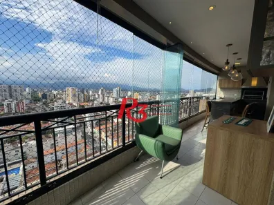 Apartamento com 3 Quartos à venda, 204m² no Boqueirão, Santos