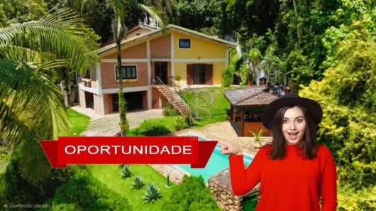 Casa de Condomínio com 4 Quartos à venda, 450m² no Caraguatá, Mairiporã