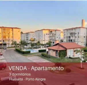 Apartamento com 3 Quartos à venda, 67m² no Humaitá, Porto Alegre