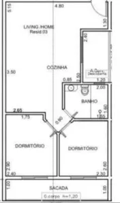 Apartamento com 2 Quartos à venda, 48m² no Vila Scarpelli, Santo André