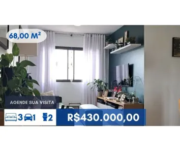 Apartamento com 3 Quartos à venda, 68m² no Jardim Pinheiros, São Paulo
