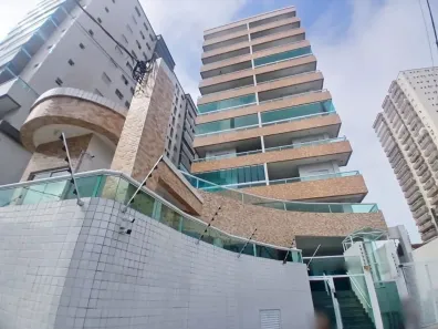 Apartamento com 1 Quarto para alugar, 52m² no Guilhermina, Praia Grande