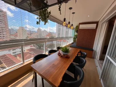 Apartamento com 3 Quartos à venda, 125m² no Embaré, Santos