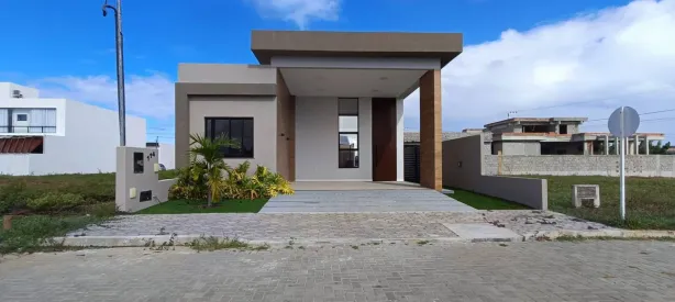 Casa de Condomínio com 3 Quartos à venda, 130m² no Zona de Expansão (Olhos D'Agua), Barra dos Coqueiros