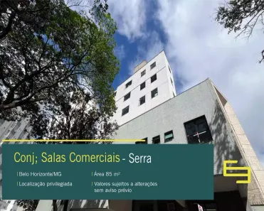 Sala Comercial para alugar, 85m² no São Lucas, Belo Horizonte