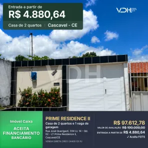 Casa com 2 Quartos à venda, 84m² no Cascavel, Cascavel