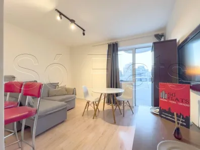 Flat com 1 Quarto para alugar, 41m² no Cerqueira César, São Paulo