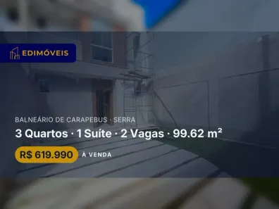 Casa com 3 Quartos à venda, 99m² no Balneário de Carapebus, Serra