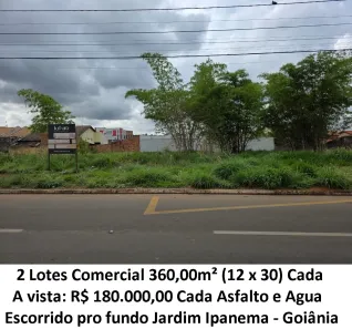 Lote/Terreno à venda, 360m² no Jardim Ipanema, Goiânia
