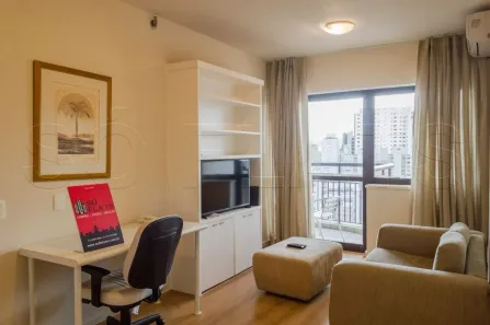 Flat com 1 Quarto para alugar, 36m² no Itaim Bibi, São Paulo