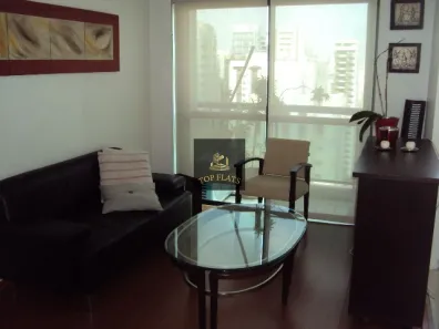 Flat com 1 Quarto para alugar, 55m² no Moema, São Paulo