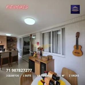 Apartamento com 3 Quartos à venda, 110m² no Patamares, Salvador