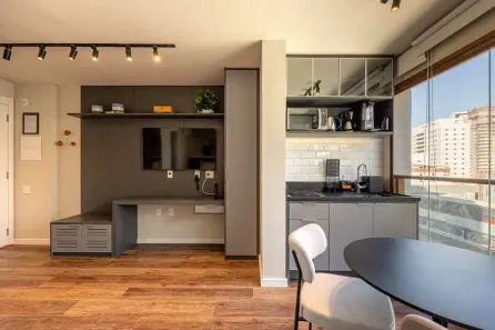 Apartamento com 1 Quarto para alugar, 28m² no Vila Nova Conceição, São Paulo