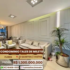 Apartamento com 3 Quartos à venda, 166m² no Flores, Manaus