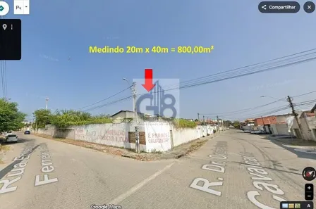 Lote/Terreno à venda, 800m² no Parque Manibura, Fortaleza