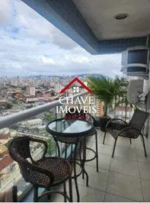 Apartamento com 2 Quartos para alugar, 82m² no Boqueirão, Santos