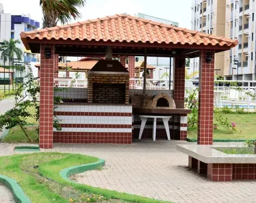 Apartamento com 3 Quartos para alugar, 77m² no Calhau, São Luís