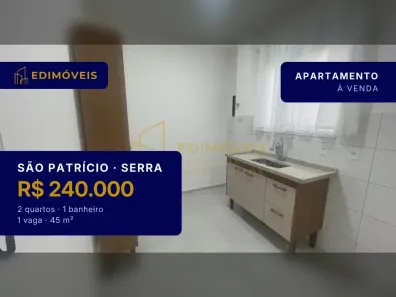 Apartamento com 2 Quartos à venda, 45m² no São Patrício, Serra