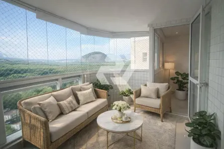Apartamento com 5 Quartos para alugar, 350m² no Barra da Tijuca, Rio de Janeiro