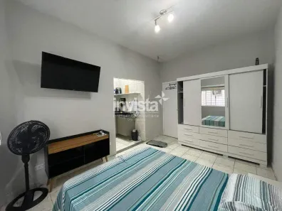 Apartamento com 1 Quarto para alugar, 28m² no Boqueirão, Santos
