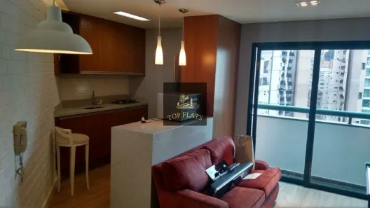 Flat com 1 Quarto para alugar, 40m² no Itaim Bibi, São Paulo