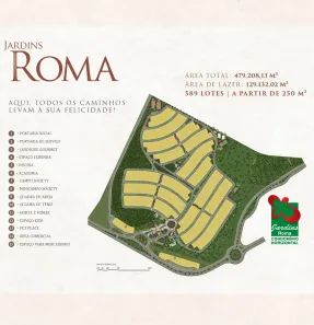 Lote/Terreno à venda, 281m² no Jardins Roma, Senador Canedo