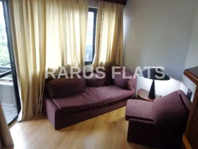 Flat com 1 Quarto para alugar, 48m² no Cidade Monções, São Paulo