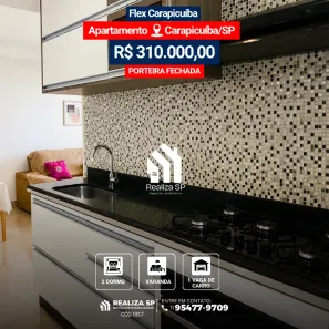Apartamento com 2 Quartos à venda, 48m² no Vila da Oportunidade, Carapicuíba