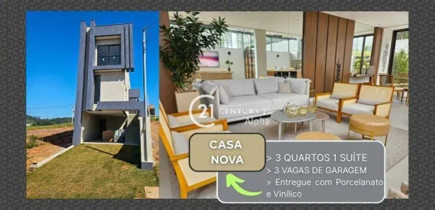 Casa de Condomínio com 3 Quartos à venda, 132m² no Jardim Atalaia, Cotia